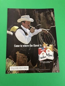 CIGARRILLOS MARLBORO ORIGINAL VINTAGE 1 PÁGINA ANUNCIO IMPRESO ANUNCIO BB17 - Imagen 1 de 1