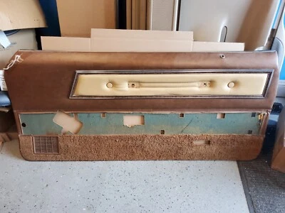 Ford Thunderbird Lincoln Mark IV 1972-1979 V pasajero panel de puerta derecha marrón 1 Foto 1 de 4