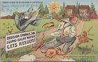 Postkarte - Comic Excelsior Springs Missouri Laufmann veröffentlicht 1945