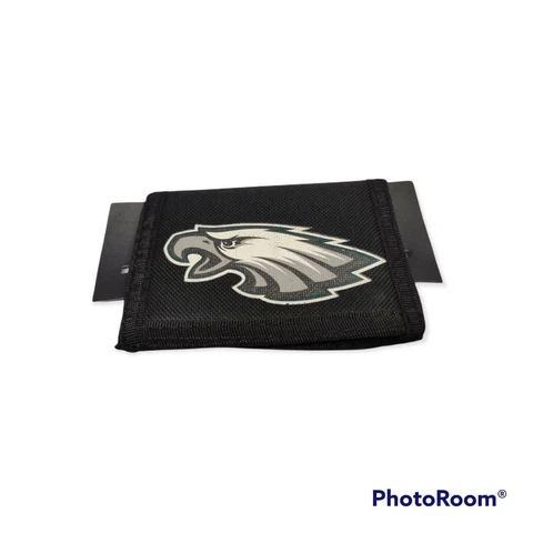 Officially Licensed NFL Philadelphia Eagles Nylon Trifold Wallet Cover