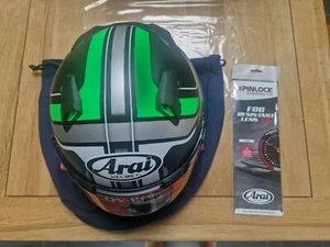 Arai QV Pro XXL Diverge Green Motorcycle Helmet with Pinlock - Picture 1 of 6