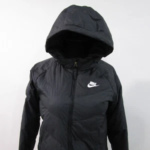 Womens Hooded puffer Jacket Chest Size 34/36 UK Size S REF (11410 - Picture 1 of 17