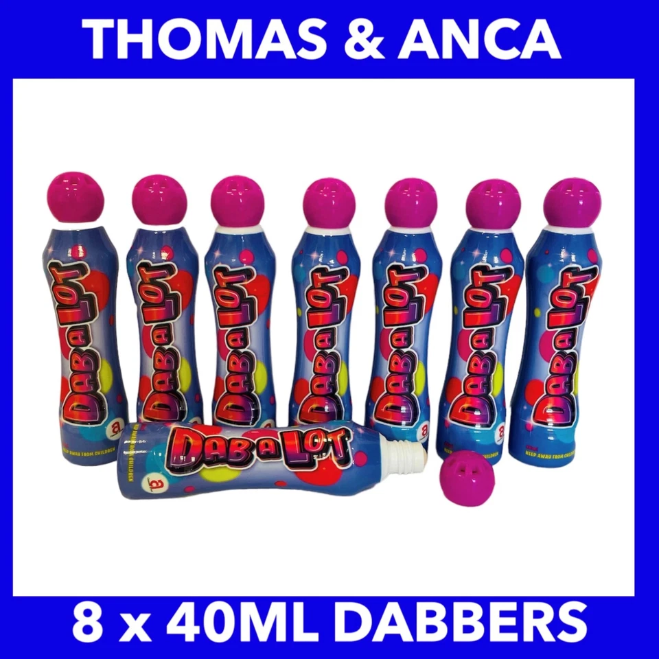 Bingo Dabbers bingo Dauber bingo Markers for Bingo Tickets 8 Pink 40ml Dabolot - Image 1 of 3