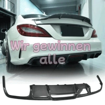 für Mercedes CLS W218 C218 CLS63 Spoiler Heckansatz Carbon Diffusor Heckdiffusor - Bild 1 von 4