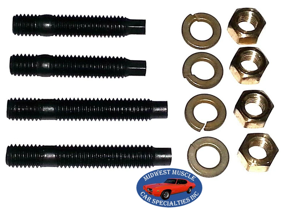 Perno perno de cabeza de colector de admisión de escape del motor 3/8 para Chrysler Dodge Plymouth E Foto 1 de 4