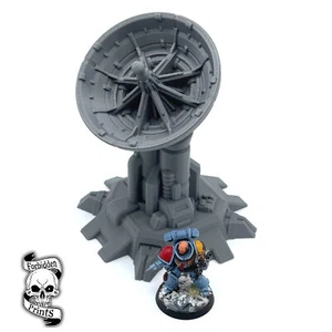 Antena de radio satelital Grimdark 28 mm mesa Wargaming Scatter paisaje terreno - Imagen 1 de 4