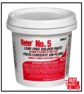No. 5 8 Oz. Lead-Free Solder Flux Paste - Picture 1 of 3
