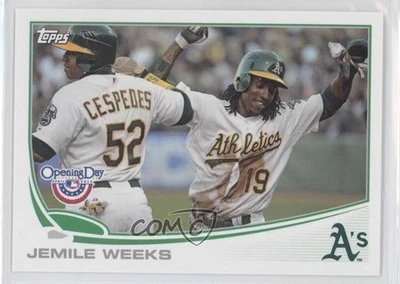 2013 Topps Opening Day Jemile Weeks #18 - Image 1 of 2