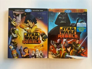 Lot 2 Star Wars Rebels: Complete Season One & Two Blu Ray Animated Series - Bild 1 von 4