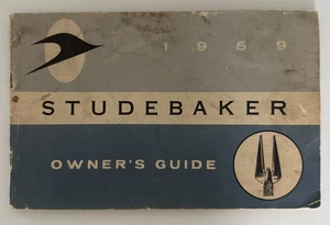 Studebaker 1959 guía del propietario manual original - Imagen 1 de 3