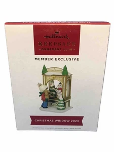 2023 Hallmark Keepsake Ornament Christmas Window KOC Member Exclusive - Picture 1 of 2