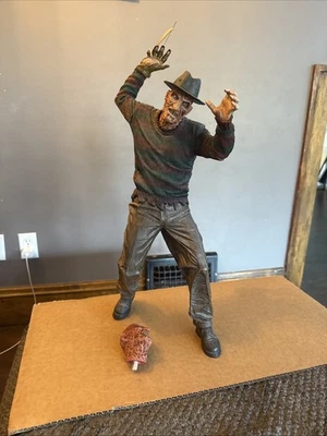 NECA 2004 Freddy Krueger Action Figure A Nightmare On Elm Street 18 Inch Sounds - Image 1 of 4