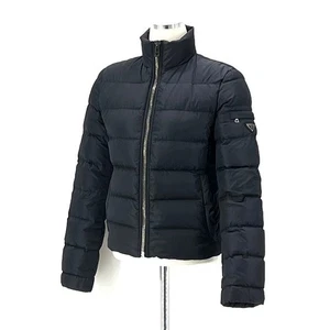 Prada Triangle Logo Women's Short Padded Jacket 140316656 - Picture 1 of 8