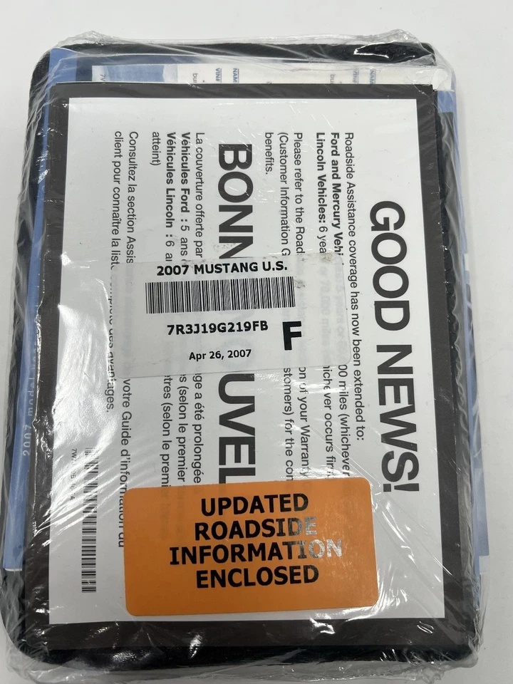 2007 Ford Mustang Owner's Manual User Guide Reference Operator Book OEM NOS - Image 1 of 4