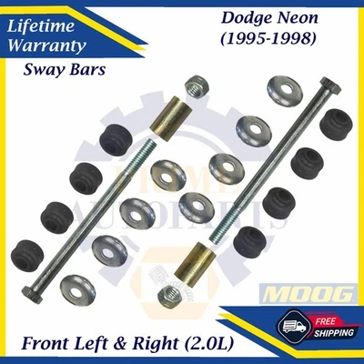 Barras estabilizadoras delanteras MOOG OEM para Dodge Neon 1995-1998 garantía de por vida Foto 1 de 4