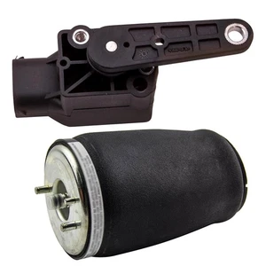 2X Bolsa neumática de resorte de aire y sensor de nivel de altura para BMW Serie 5 37141093698 - Imagen 1 de 12