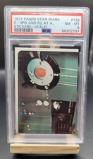 1977 Panini Star Wars C-3PO and R2 Sticker PSA 8 Twentieth Century - Fox (Italy)
