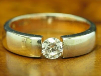 ESPRIT 925 Sterling Silber Ring mit Zirkonia Besatz / 5,5g / RG 57 - Bild 1 von 3