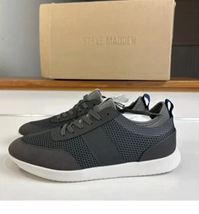 Steve Madden P-Roster Style Mens Size 8.5 Gray Sneaker - Picture 1 of 5