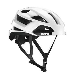 Bern Helm FL-1 Inmold Fahrrad Sport Helm Rennrad Fahrradhelm "M" 55,5 -59cm weiß