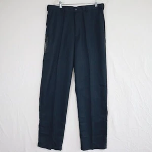 Haggar Pants Mens 34x34 Cool 18 Classic Fit Dress Slacks Flat Front Blue NWT - Picture 1 of 9