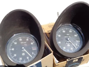 Alfa Romeo Spider 140 MPH Speedometer and Tachometer Speedo & Tach - Picture 1 of 7