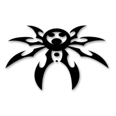 Hauben Dekor schwarz Poison Spyder Decor Aufkleber Universal Jeep - Bild 1 von 4