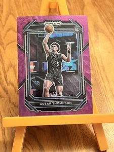 2023-24 Panini Prizm Draft Picks Purple Wave Prizm AUSAR THOMPSON RC #17 - Picture 1 of 2