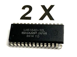 LH5164D, wie HM6264, UM6264, TC5565, Static RAM,(8Kx8) Sharp, 5V, DIP28, 2 Stück - Bild 1 von 3