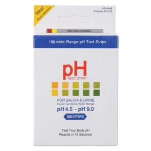 Hohe Genauigkeit 4, 5-9, 0 pH-Teststreifen Körpersäuregehalt und Alkali nität - Picture 1 of 10