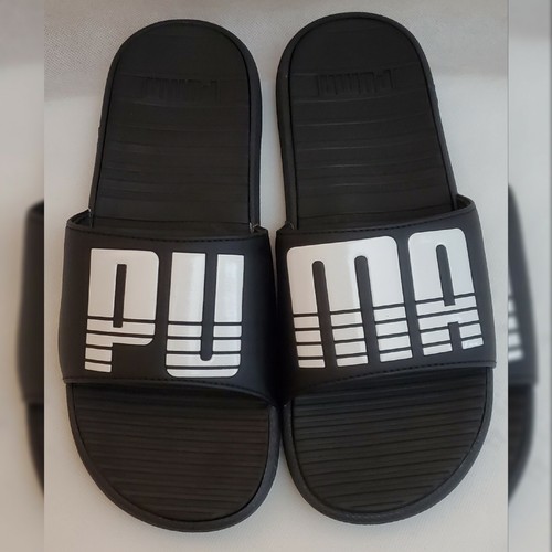 PUMA AUTENTICI COOL CAT MNS AUDACI SPORT SLIP ON SLIDES SANDALI UOMO NERI TAGLIA 12