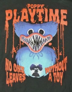 Poppy Playtime T-Shirt "No One Leaves Without A Toy" Size M Spooky - Picture 1 of 4