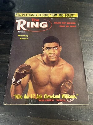 the ring boxing magazine November 1963 Ernest Terrell(excellent Condition) - Image 1 of 3