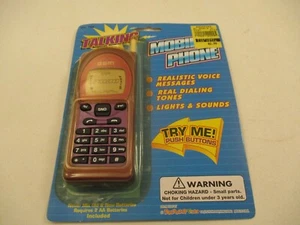 Vintage Sealed Polyfect Toy Talking Mobile Phone Pocket Cell Toy Phone Purple