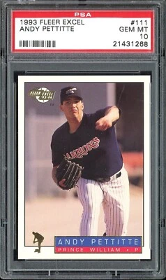 ANDY PETTITTE 1994 FLEER EXCEL #111 PSA 10 RC - Image 1 of 2