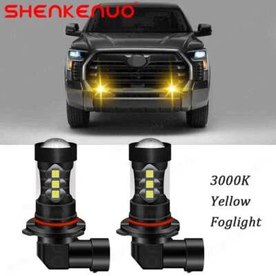 2x Yellow LED Fog Light Headlight Driving Bulbs Kit For Ford Explorer 2005-2019 - Image 1 of 4