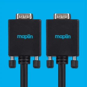 Maplin VGA 3M Câble Haut Définition Image, 1080p Résolution Pour Pcs Et TV - Photo 1 sur 4