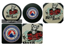 ALBANY RIVER RATS AMERICAN HOCKEY LEAGUE AHL VINTAGE MADE IN SLOVAKIA PUCK