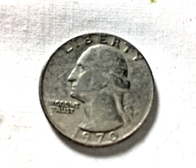 1970 Washington  Quarter, Rare Mint Mark Filled - Image 1 of 3