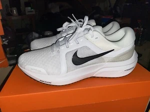 Men’s Size 8 - Nike Air Zoom Vomero 16 White Black 2021 Running Shoes DA7245-100 - Picture 1 of 7