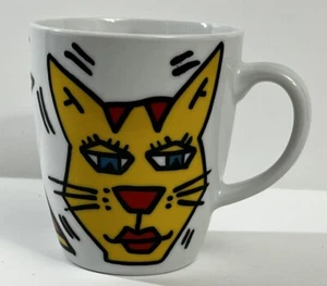 Ritzenhoff My Darling Mrs Cat coffee cup mug German pop artist Herman Reichold - Picture 1 of 6