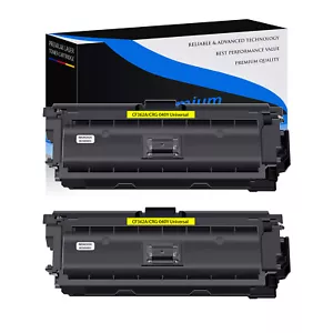 2PK Yellow 508A CF362A Toner for HP Color LaserJet Enterprise M553x M553dn M577 - Picture 1 of 24