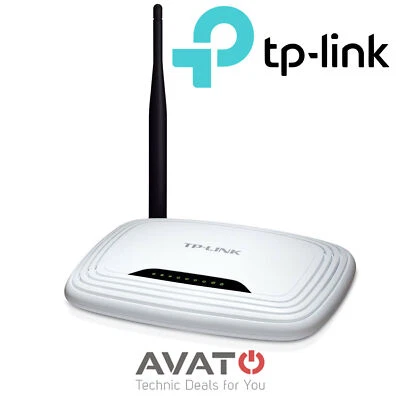 TP-Link TL-WR740N WLAN Router - 4-Port-Switch WPA2 Wireless *KNALLERPREIS* - Bild 1 von 2
