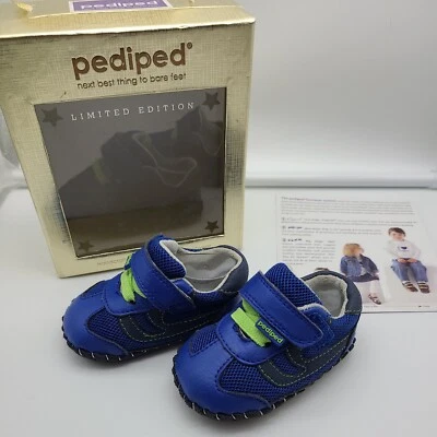 Новая детская обувь Pediped от 0,0 до 6 месяцев ручной работы на мягкой подошве кожаная обувь. - Изображение 1 из 4