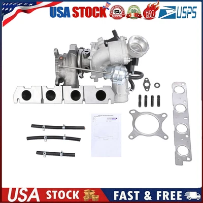 Turbocompresor.Para Audi A3 2008~13 VW Beetle CC Jetta Passat 2.0L 06D145701J Foto 1 de 4