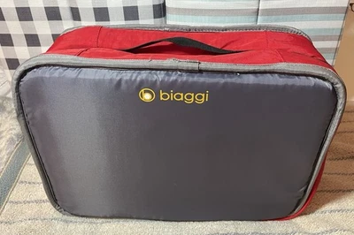 Bolsa de equipaje de mano Biaggi Zipsak con ruedas roja Foto 1 de 4