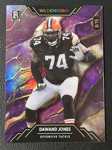 2023 Wild Card Wildchrome Dawand Jones #’d 8/15 Cleveland Browns #WCM-PR - Bild 1 von 2