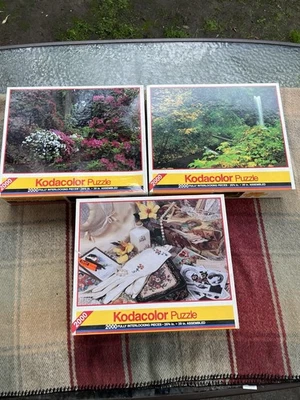 Saled, Kodak Jigsaw Puzzle Lot. 2000 Pieces - Image 1 of 4
