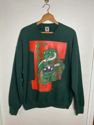 Vintage 1990s FAMU Florida A&M Rattlers Graphic Pullover Sweatshirt NWOT VTG 90s - Image 1 of 4