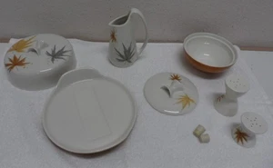 Vintage IROKESEN HARVES Milchkännchen Krug, Zuckerdose, Butterdose & Salz & Pfeffer - Bild 1 von 22
